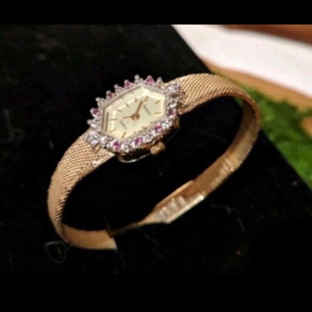 Diamond & Ruby Watch
